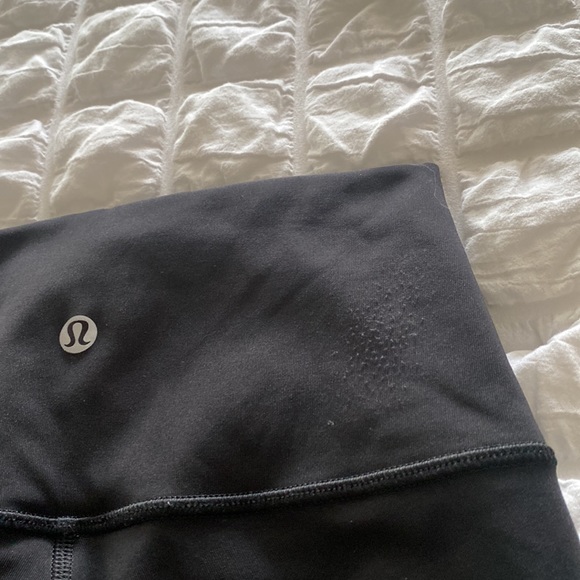 TWO pairs of Lululemon Original Wunder Under leggings, 25” - Picture 2 of 3